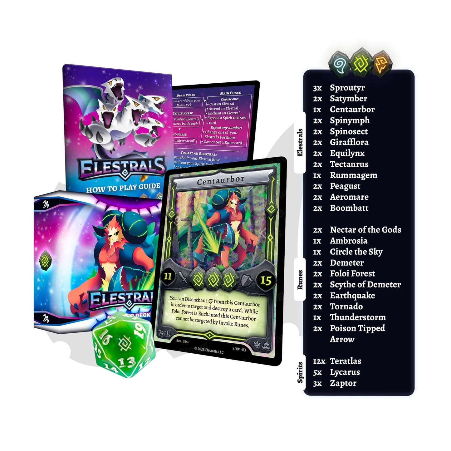 Centaurbor Starter Deck Kartenliste Elestrals englisch lagernd von aDrive UPC 850045412784