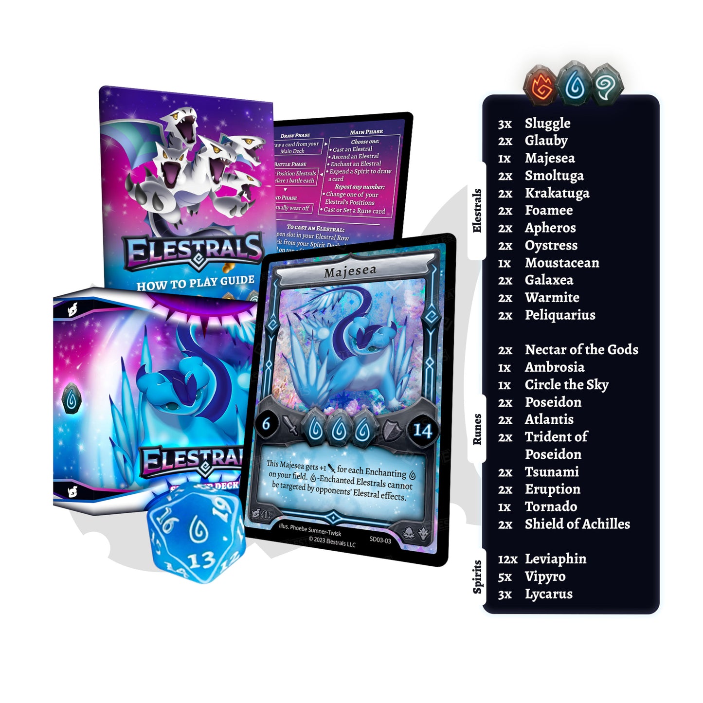 Majesea Starter Deck Kartenliste Elestrals englisch lagernd von aDrive UPC 850045412807