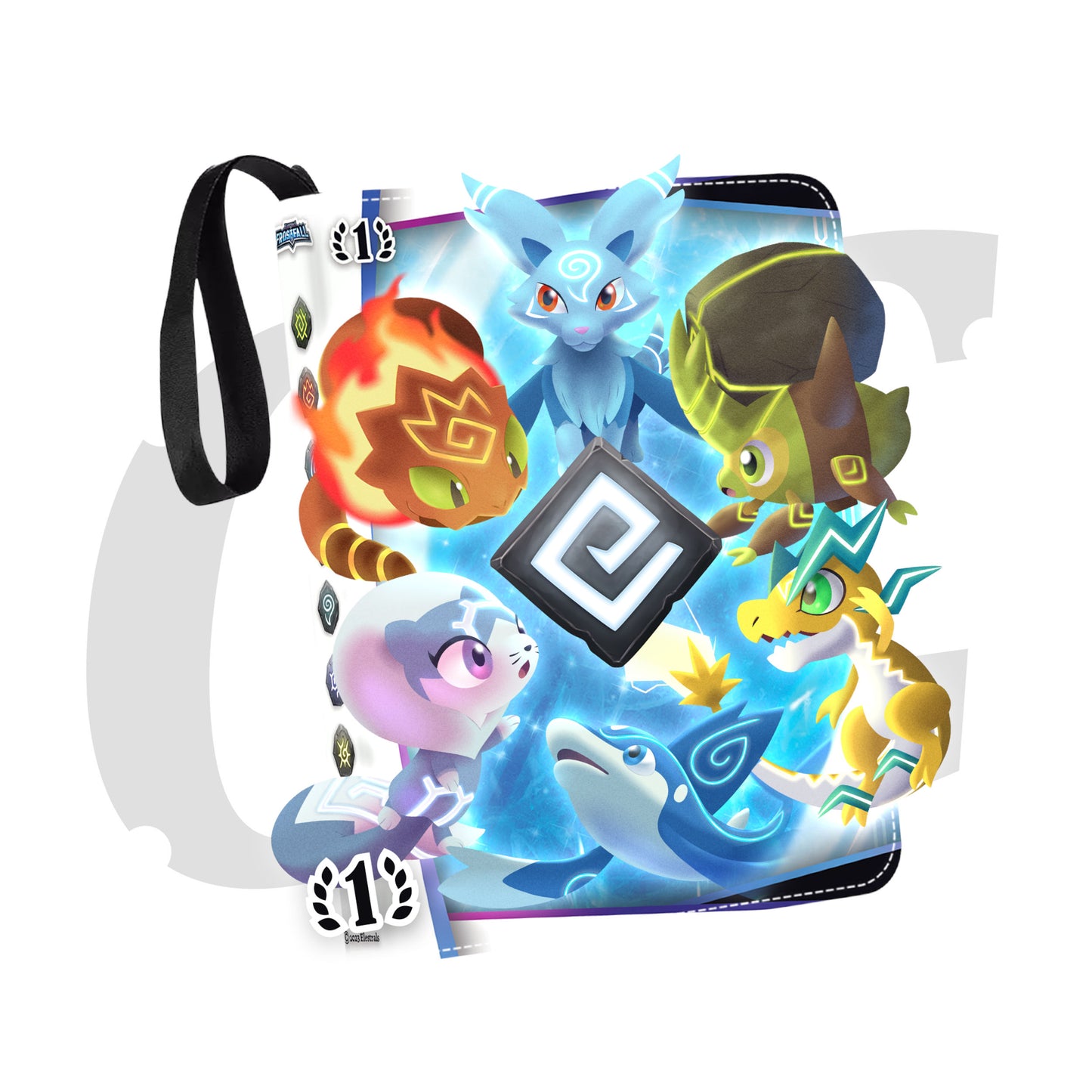 Elestrals Frostfall Binder Pocket Sammelordner EAN 850045412326