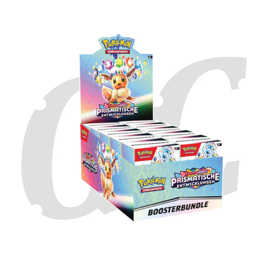 Pokemon Prismatische Entwicklungen Booster Bundle Display Prismatic Evolution EAN 196214106178