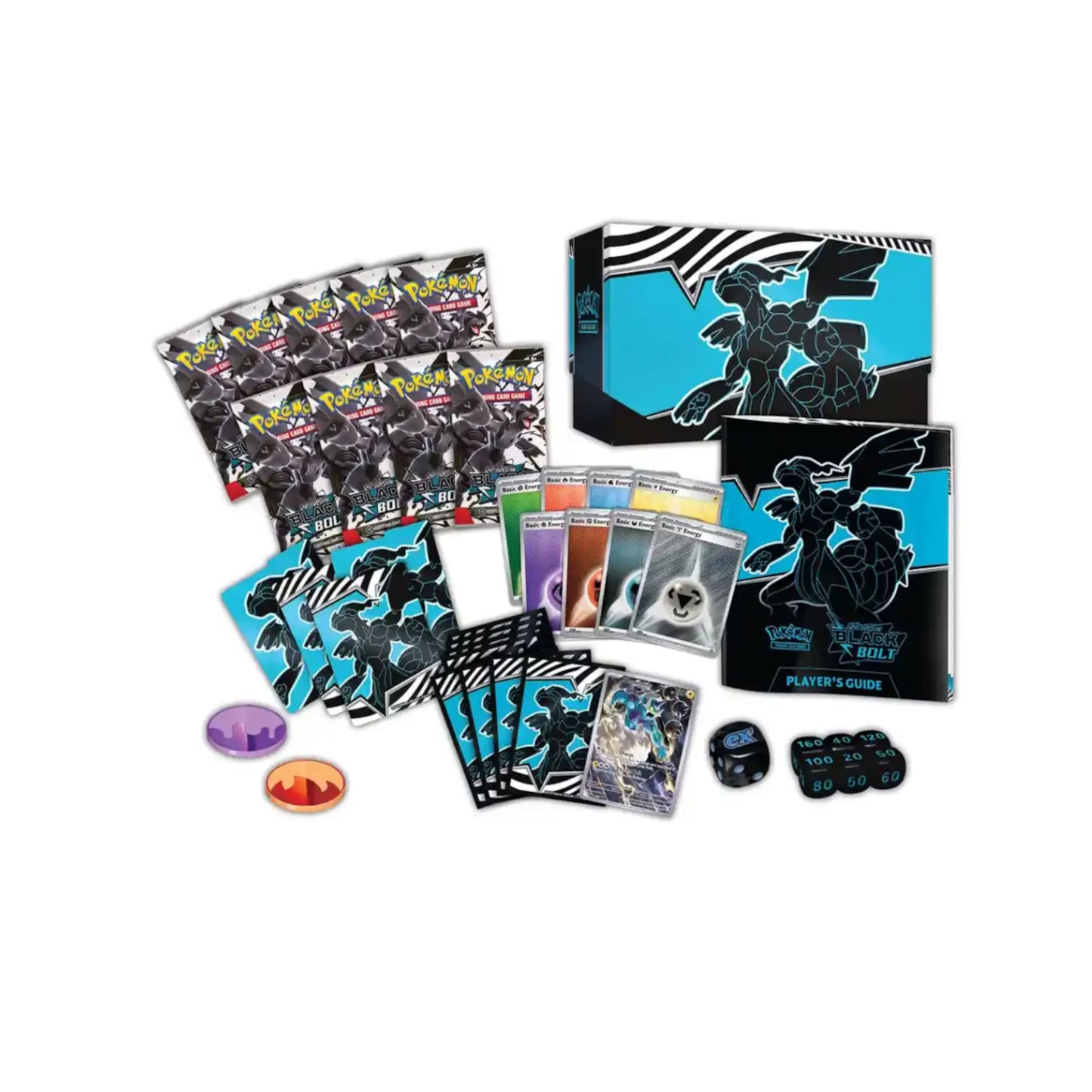 Black Bolt Schwarze Blitze Pokemon ETB KP 10.5 Trainer Box lagernd englisch
