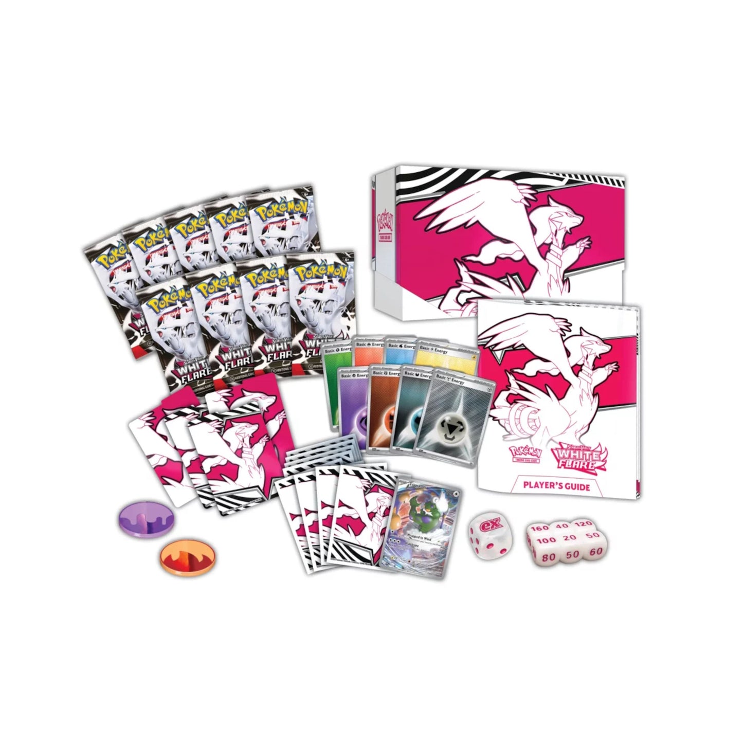 White Flare Weiße Flammen Pokemon ETB KP 10.5 Trainer Box lagernd englisch