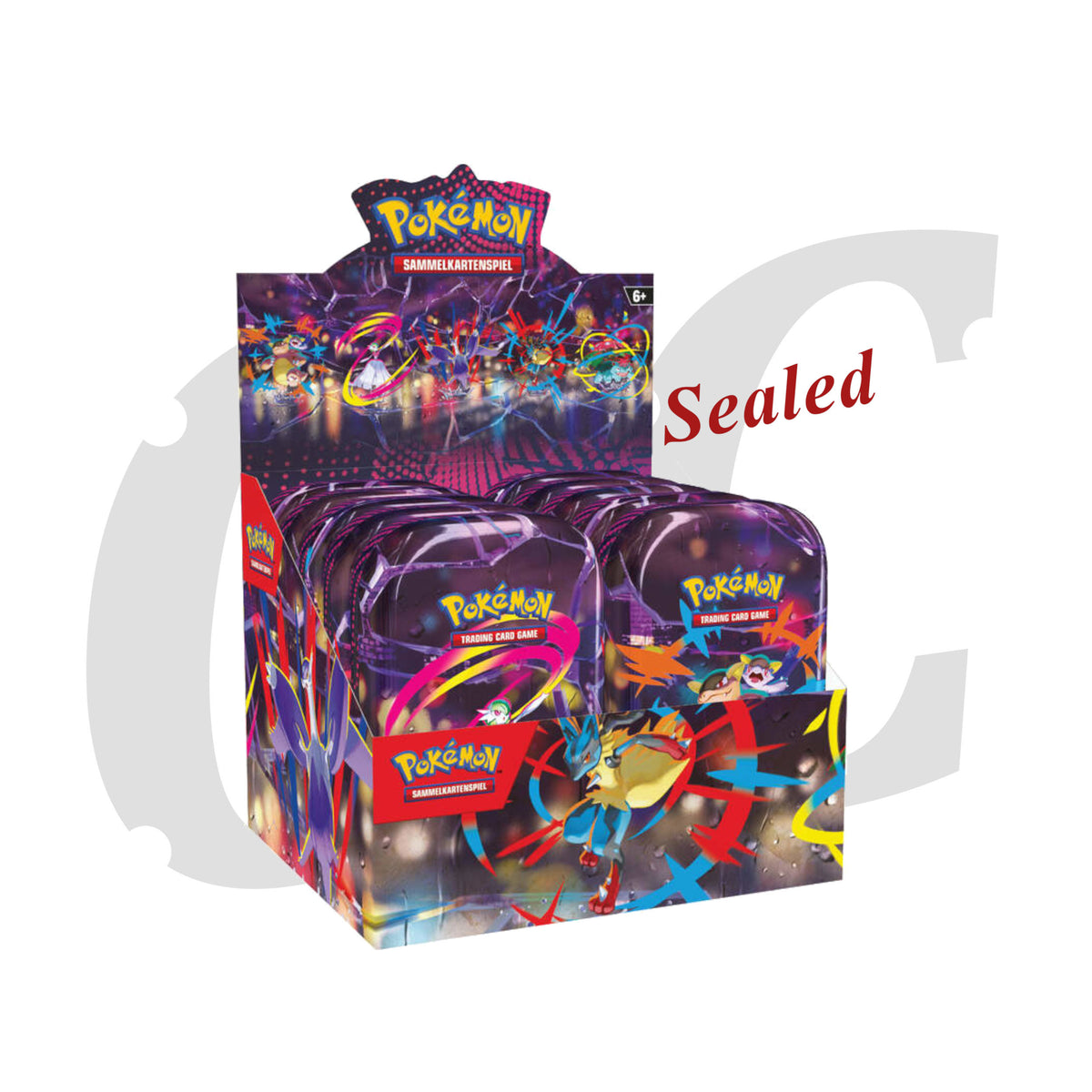 Mega Helden Mini Tin Display Pokemon Mega Heroes deutsch lagernd TIN 196214112919