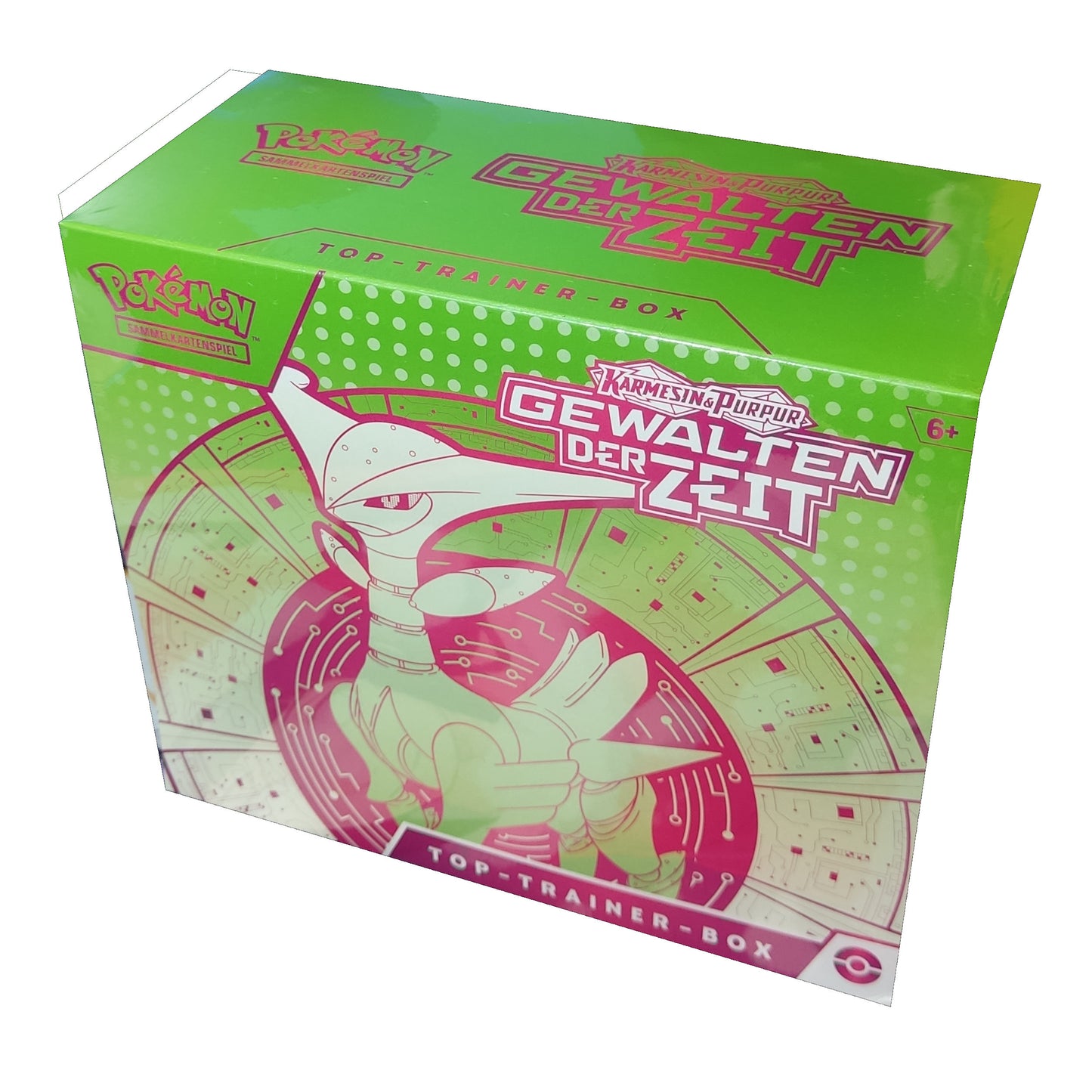 Pokemon Gewalten der Zeit TTB ETB Eisendorf Iron Leaves Top Trainer Box