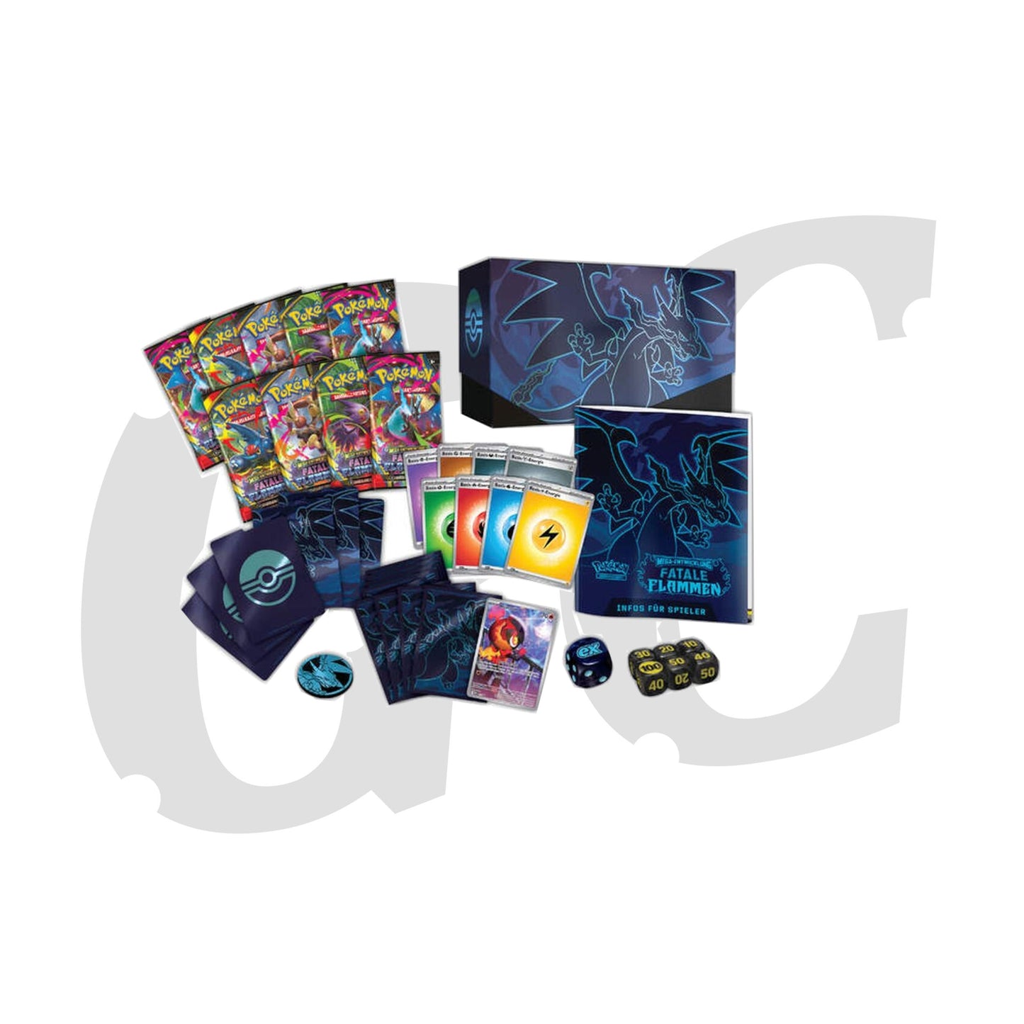 Fatale Flammen Pokemon TTB ETB Top Trainer Box deutsch lagernd 0196214124837 0196214124837