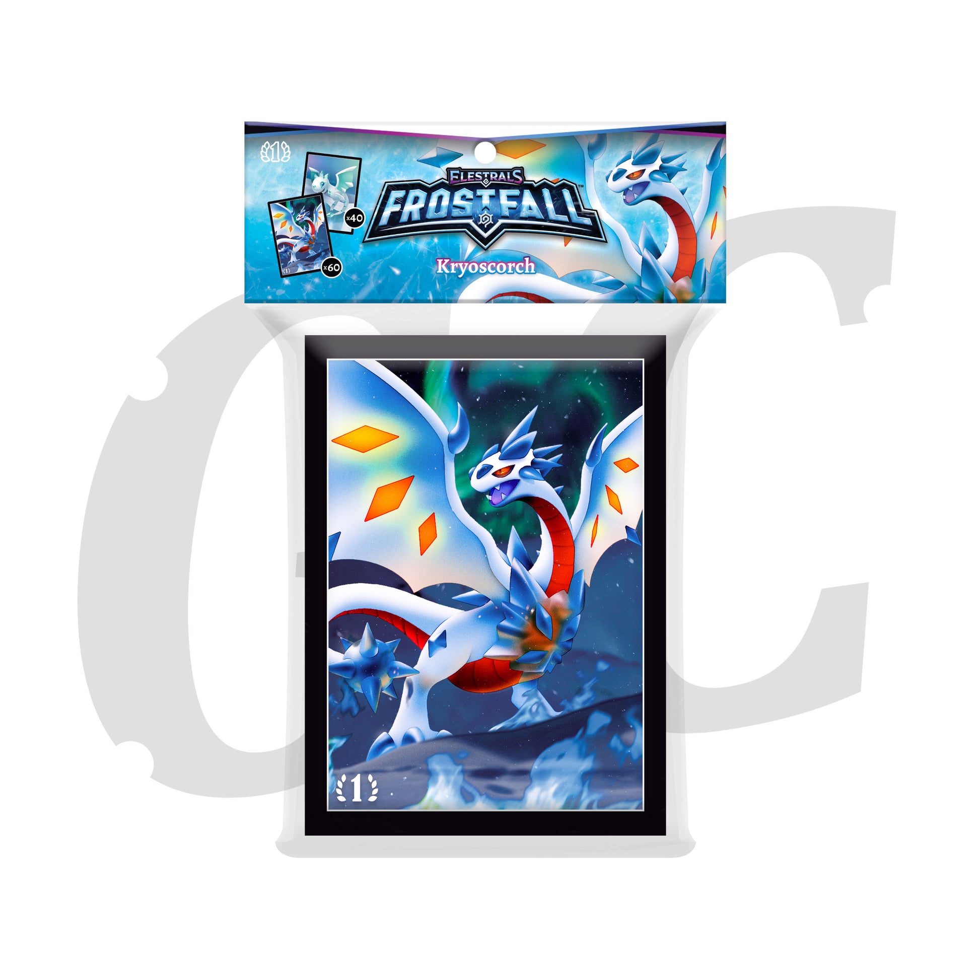 Elestrals Frostfall Kryoscorch Sleeves deutsch  lagernd UPC 850045412968