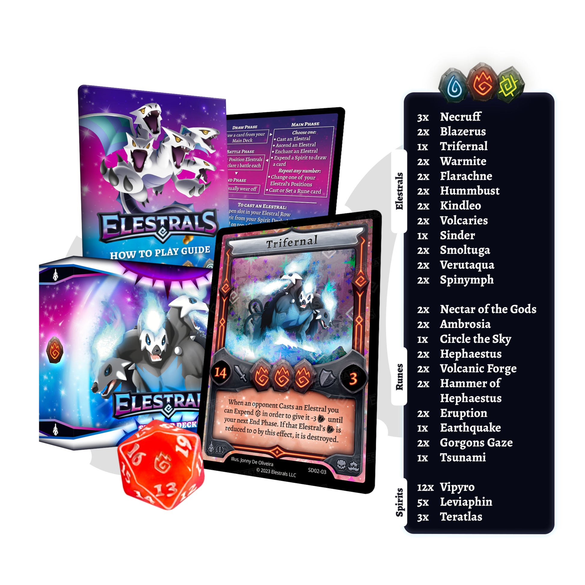 Trifernal Starter Deck Kartenliste Elestrals englisch lagernd von aDrive UPC 850045412791