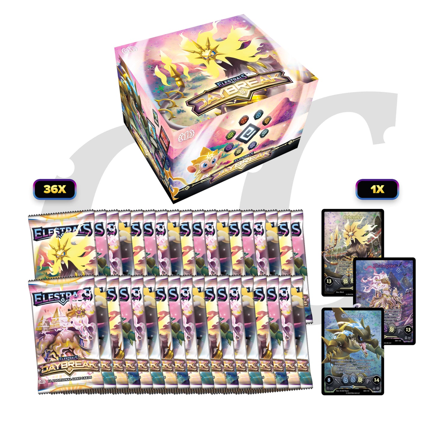 Elestrals Daybreak Booster Box Display  EN
