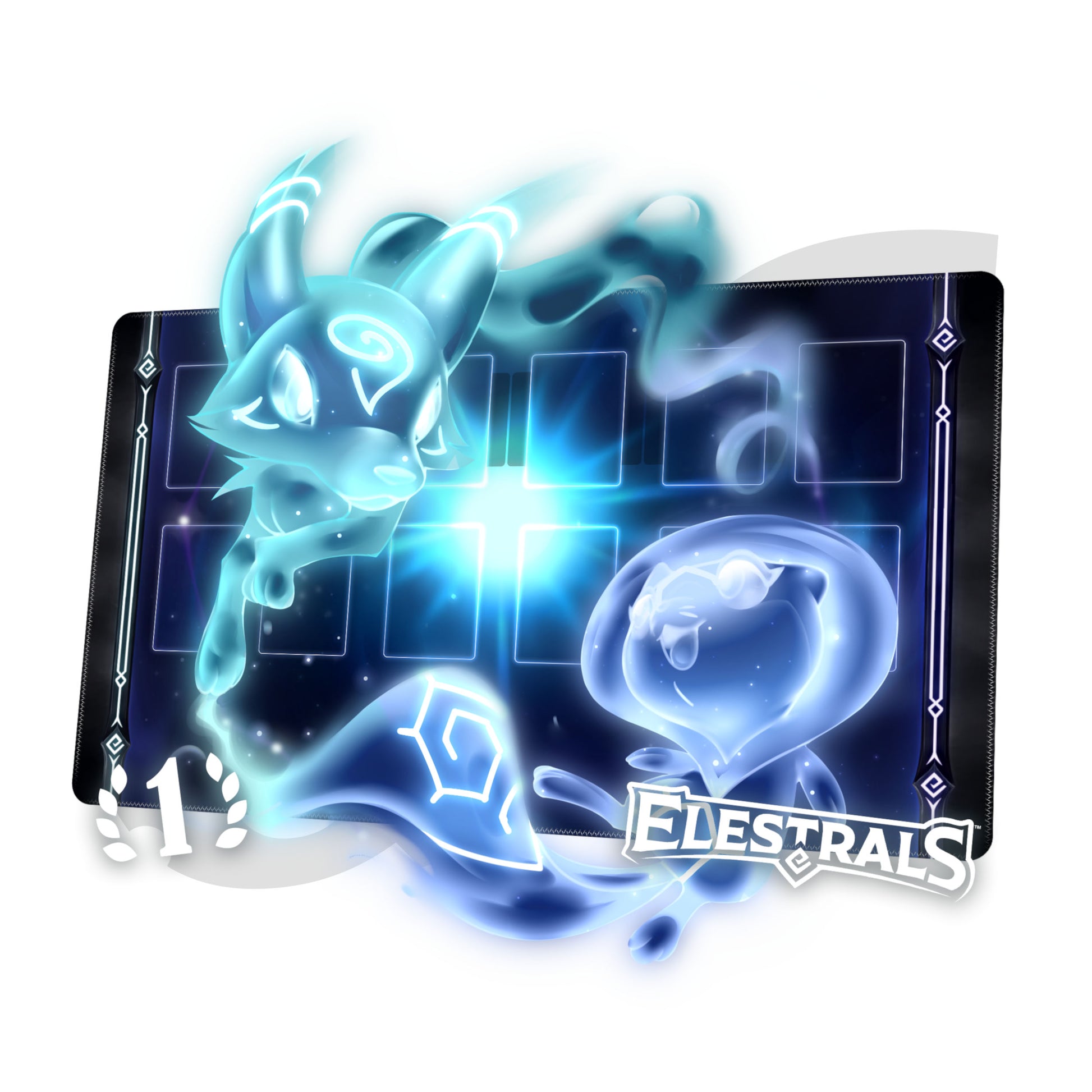 Elestrals TCG Frostfall Playmat Spielmatte Circle the Sky UPC 850045412913