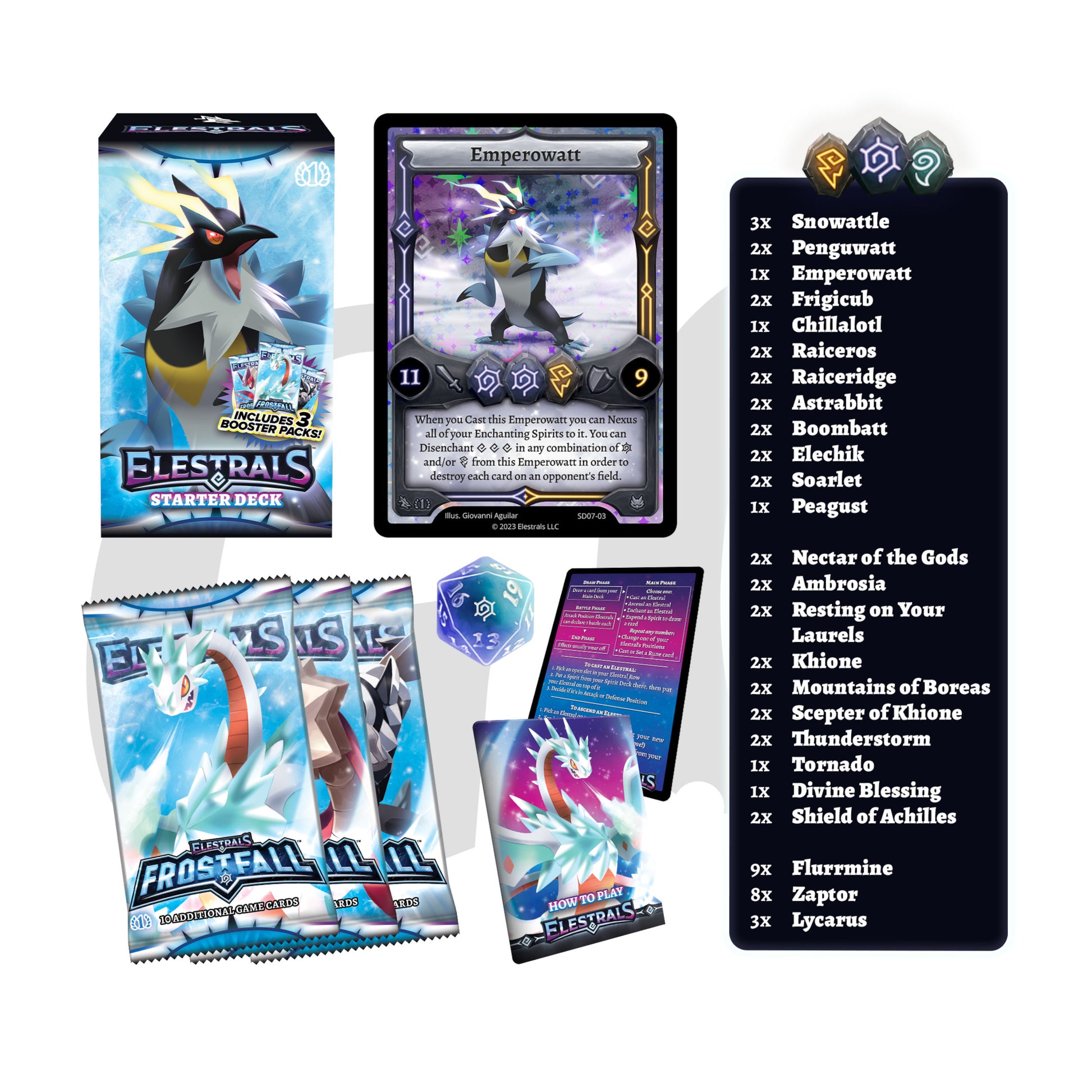 Emperowatt Starter Deck Kartenliste Elestrals englisch lagernd von aDrive