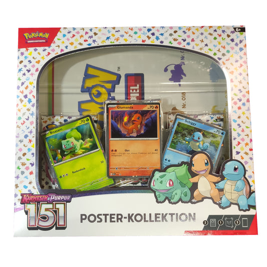 Pokemon Karmesin Purpur 151 Poster Kollektion deutsch EAN 820650455575