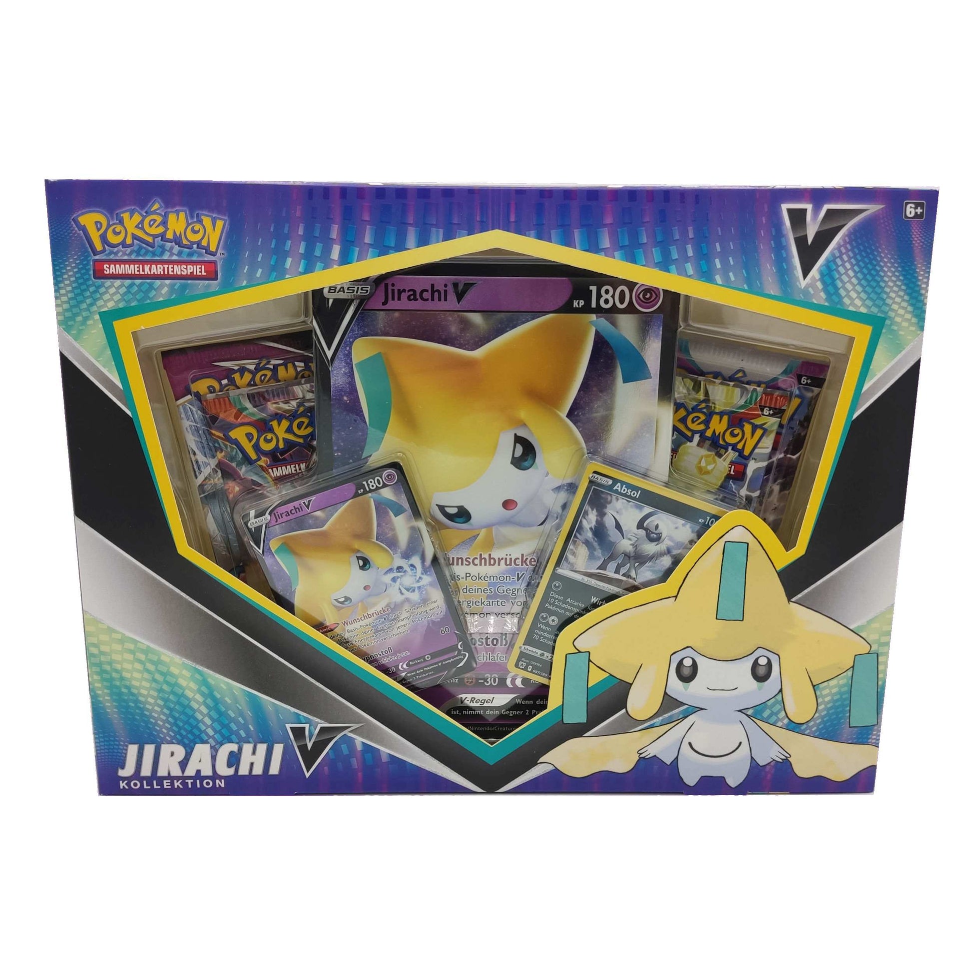 Jirachi V Kollektion Pokemon Karmesin Purpur DE deutsch EAN 0820650454264
