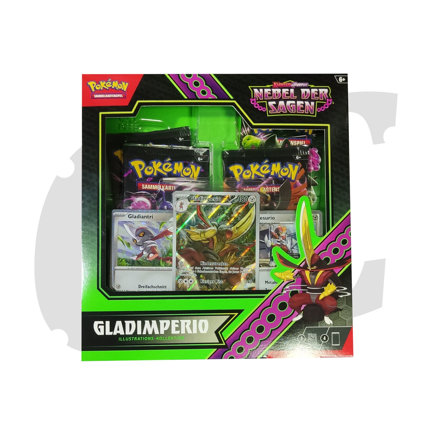 Pokemon Nebel der Sagen Gladimperio Illustrations Kollektion IR Booster Deutsch lagernd stock EAN 0820650459269