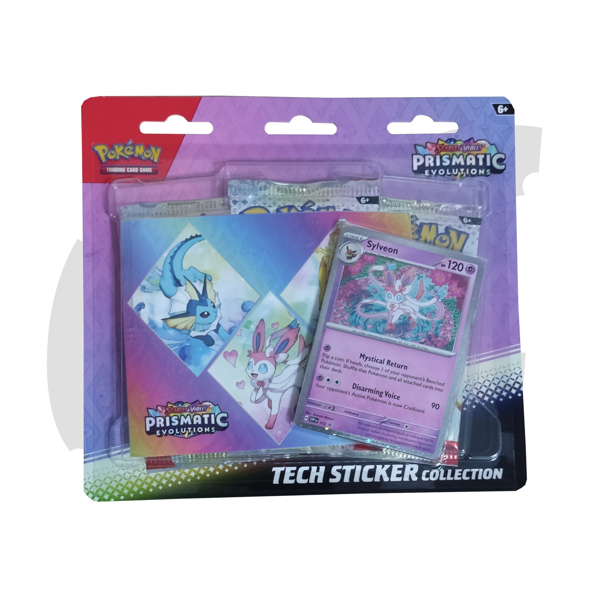 Pokemon Prismatische Entwicklungen  Tech Sticker Sylveon Pokemon lagernd englisch Prismatic Evolution