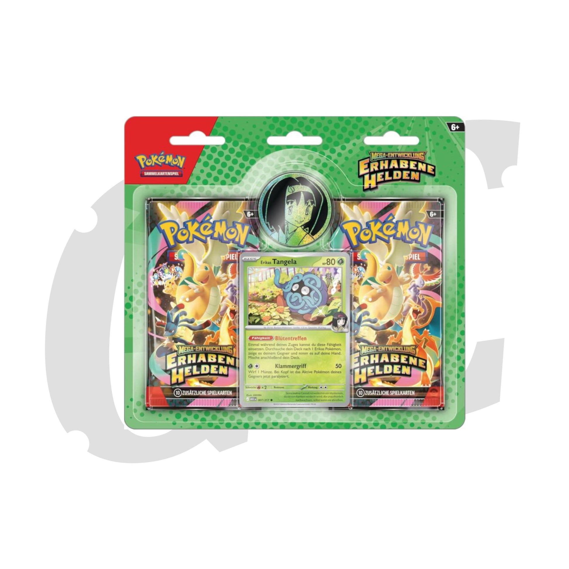 Pokemon Blister erhabene Helden 2Pack deutsch lagernd EAN 0196214131804 Ascended Heroes