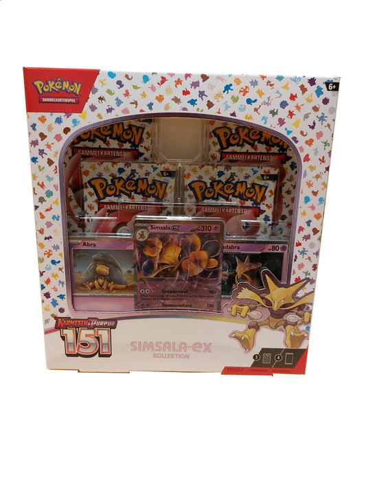 Pokemon 151 Simsala EX Kollektion EAN 0820650455544